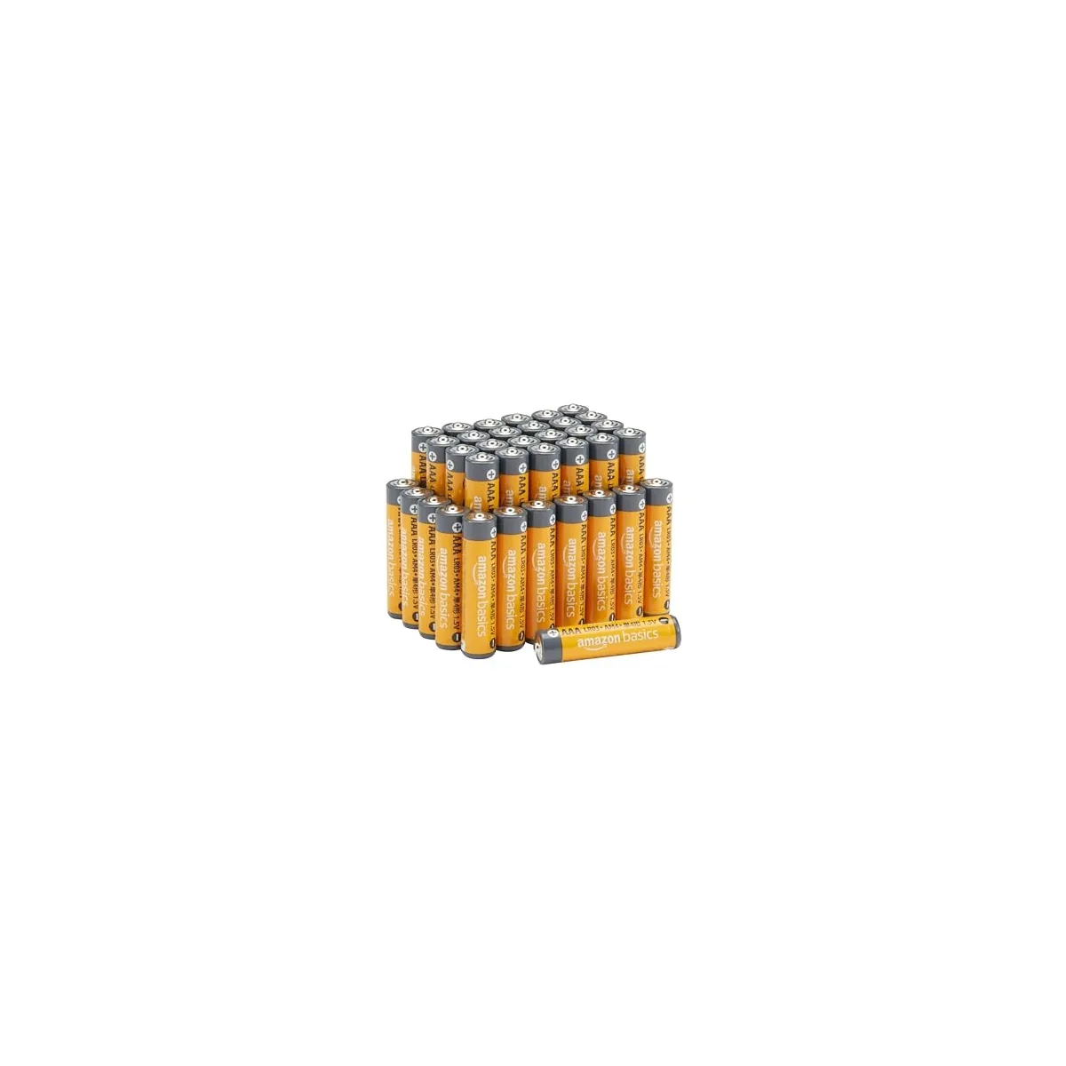 Paquete de 36 pilas alcalinas AAA Amazon Basics de 1,5 voltios